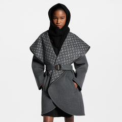 Oversized Collar Wrap Coat