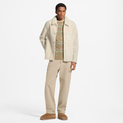 Shearling Workwear Overshirt