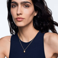 Silver Lockit Exclusive Gold Edition Pendant, Yellow Gold
