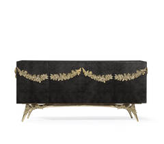 Majestic Black Walnut Root Veneer Sideboard