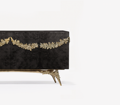 Majestic Black Walnut Root Veneer Sideboard