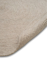 Merino Round Rug Oat