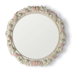 Notte Fatata Round Floral Mirror