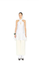 Cross-front Knit Dress