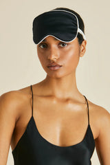 Audrey Jet Black Eye Mask