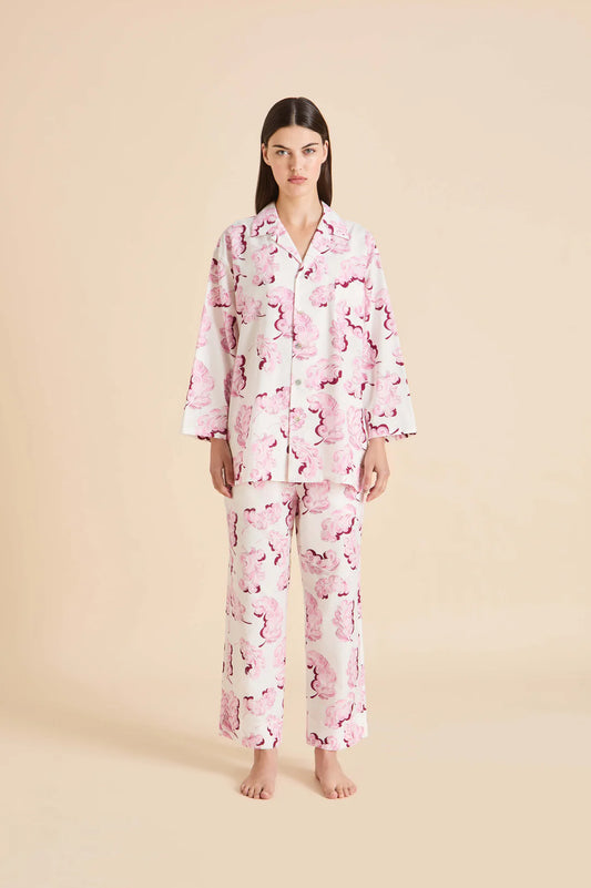 Casablanca Plume Pink Feather Pyjamas