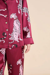Lila Cherie Red Leopard Pyjamas