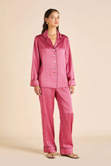 Lila Dita Pink Geometric Pyjamas
