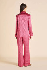 Lila Dita Pink Geometric Pyjamas