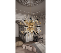Outburst Black Chandelier