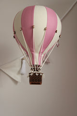 Pink and Beige Decorative Hot Air Balloon (3 Sizes)