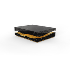 Quarry Nero Marquina Marble Center Table