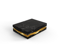 Quarry Nero Marquina Marble Center Table