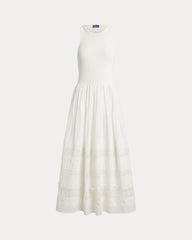 Lace-Trim Tank Dress
