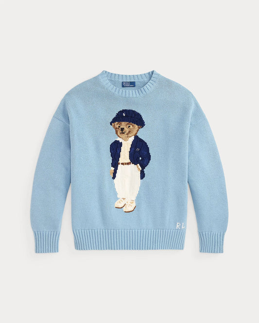 Polo Bear Oversize Cotton Jumper
