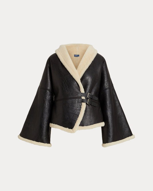 Shearling Wrap Jacket
