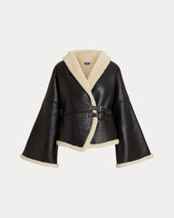 Shearling Wrap Jacket