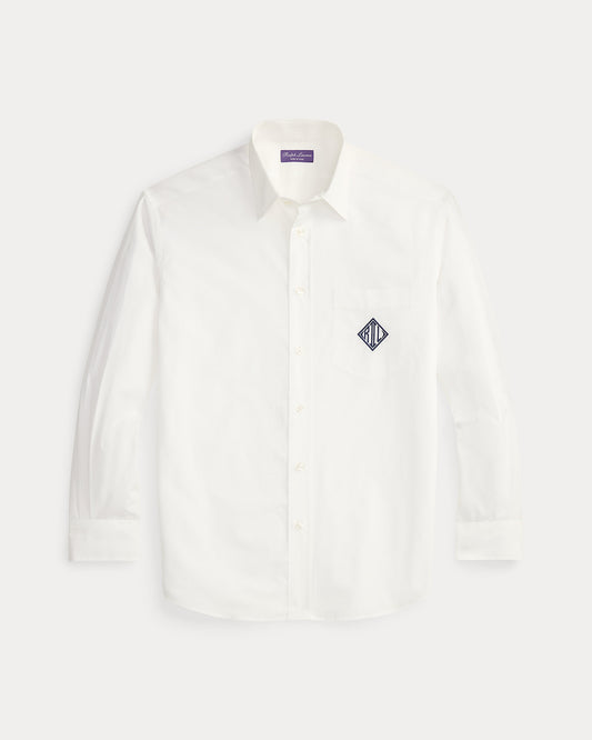 Relaxed Fit Monogram Poplin Shirt