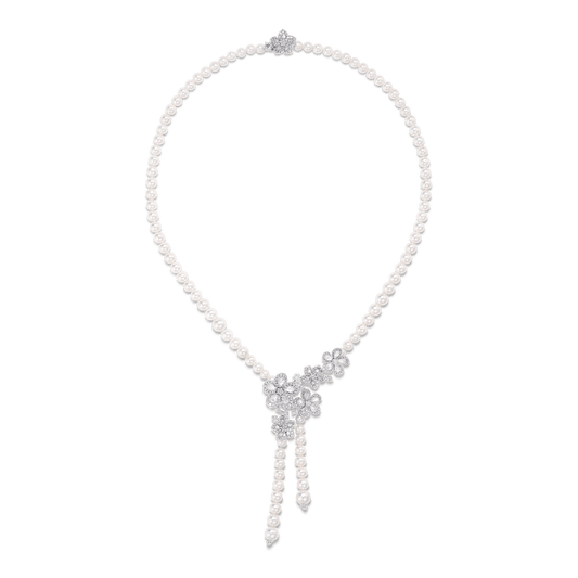 Miss Daisy Pearl Drop Necklace