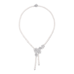 Miss Daisy Pearl Drop Necklace