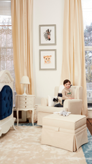 Wingback Nursery Glider