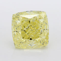 Cushion Natural Fancy Yellow 3.01 ct