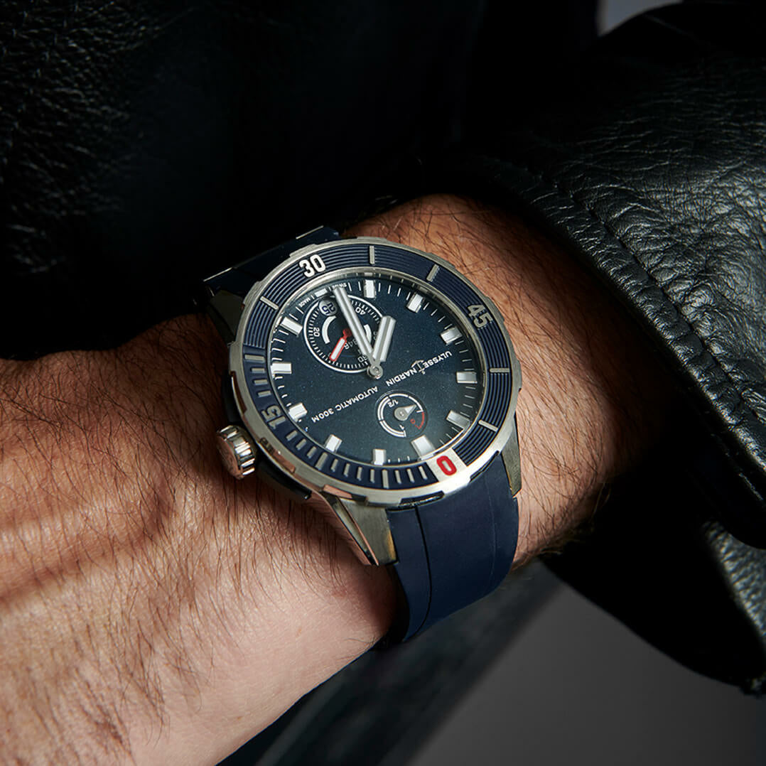 Ulysse Nardin - Diver Chronometer Blue - Rubber & Titanium Strap - 44mm