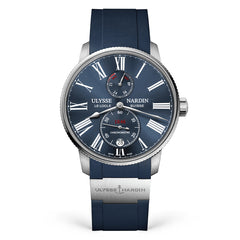 Ulysse Nardin - Marine Torpilleur Blue - Rubber Strap - 42mm