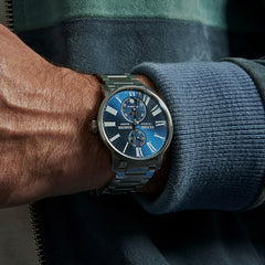 Ulysse Nardin - Marine Torpilleur Blue - Steel Bracelet - 42mm