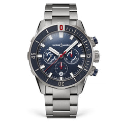 Ulysse Nardin - Diver Chronograph Blue - Titanium Bracelet - 44mm