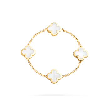 Vintage Alhambra yellow gold bracelet