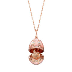 Palais Tsarskoye Selo Rose Locket with Hen Surprise