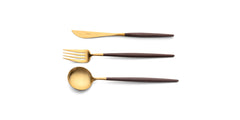 Goa Cutlery Set - Gold Brown