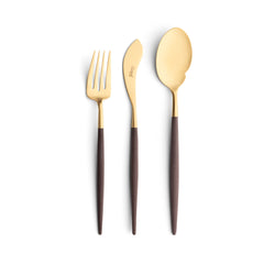 Goa Cutlery Set - Gold Brown