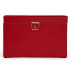 Palermo Large Jewelry Box Red