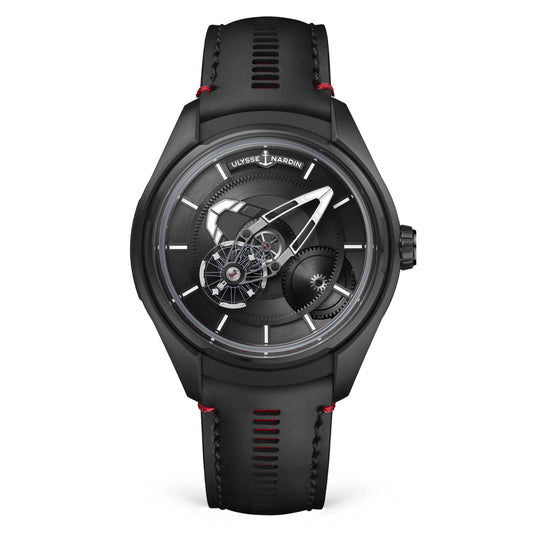 Ulysse Nardin - Freak X Black - Calf Leather Strap - 43mm
