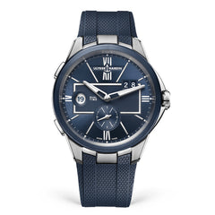 Ulysse Nardin - Executive Dual Time Steel Blue - Rubber Strap - 42mm