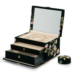 Zoe Medium Jewelry Box Forest Green