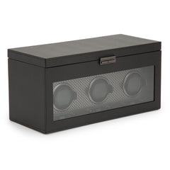 Axis Triple Watch Winder With Storage