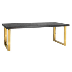 Dining Table Blackbone Gold 220