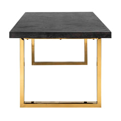 Dining Table Blackbone Gold 220