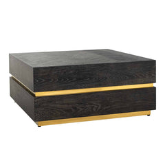 Coffee Table Blackbone Gold 90x90 (Block)