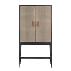 Bar Bloomingville cabinet 2-doors shagreen (Gold)