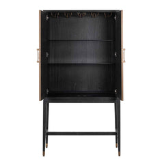 Bar Bloomingville cabinet 2-doors shagreen (Gold)