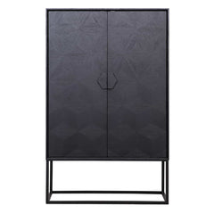 Wall cabinet Blax 2-doors (Black)