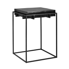 Side table Bolder aluminium black