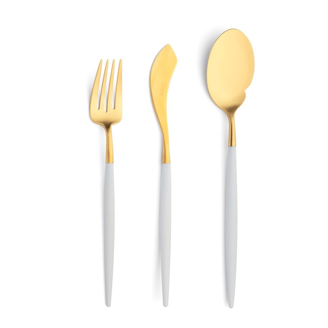 Cutipol - GOA Cutlery Set - White Gold