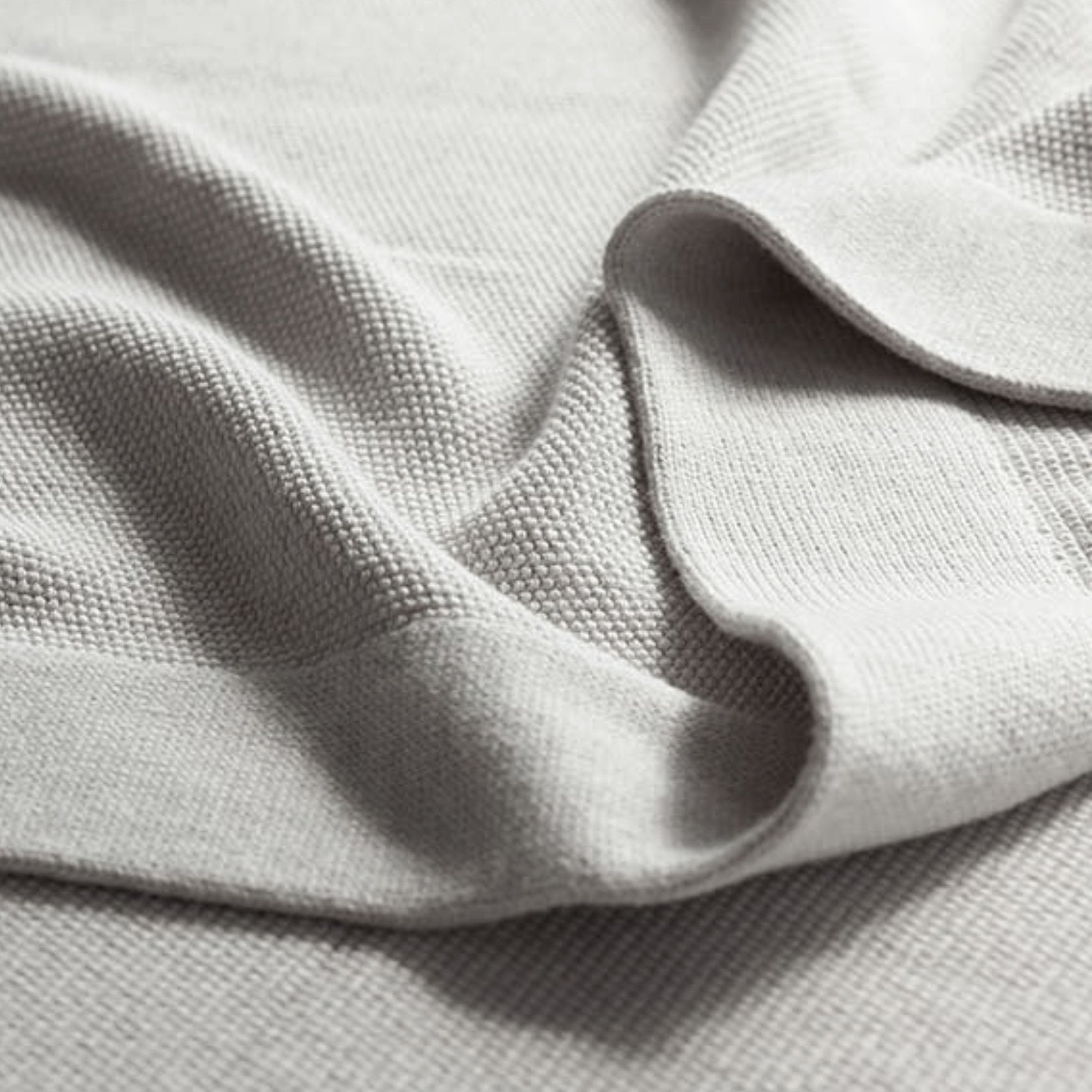 Pure Soft Combed Cotton Throw - Dove