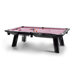 Filotto Black Smoked Glass Billiard Table