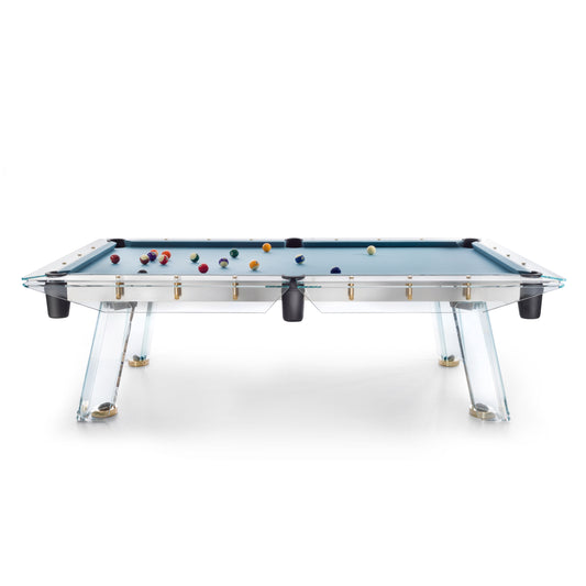 Filotto Gold Glass Billiard Table